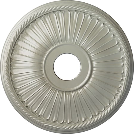 Ekena Millwork Berkshire Ceiling Medallion (Canopies up to 6 3/8"), 20 1/8"OD x 3 7/8"ID x 1 7/8"P, Flash Copper CM20BE1FCS